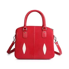 Роскошная натуральная кожа ската, женская сумка на молнии, экзотическая сумка для катания на коньках, женская сумка-мессенджер, женская сумка на бретельках