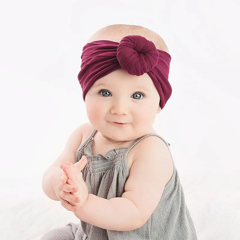 

Cute Baby Headband Baby Girl Headbands Stretch Soft Solid Hairband Headwear Baby Hair Accessories