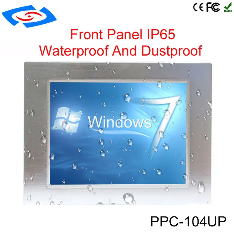  10.4 inch with intel core i5 i7 processor touch all in one pc windows Fanless touch screen industri
