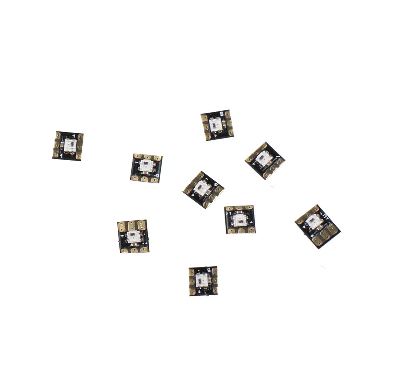 JHEMCU WS2812 Светодиодная лента Гибкая световая полоса 53*5*1 мм 3 5 в программируемая