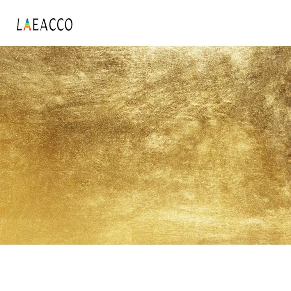 

Vinyl Backdrop For Photography Brilliant Gold Solid Color Surface Wall Texture Pattern Baby Photography Backgrounds Photo Studio