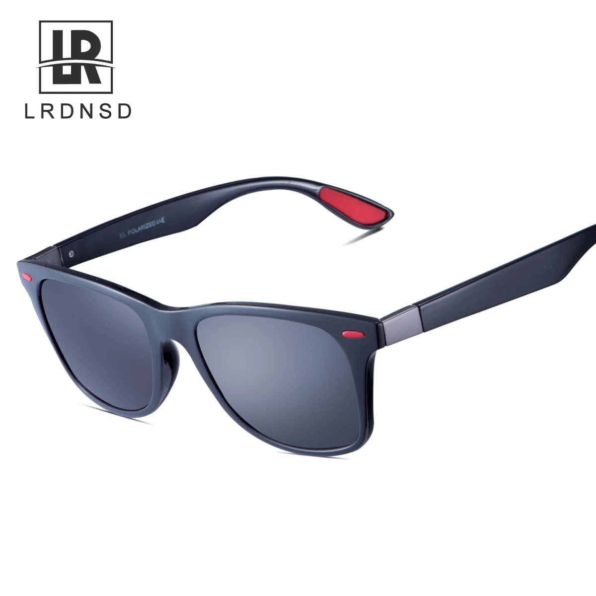 LRDNSD Classic Square Polarized Sunglasses Men Women Brand Designer Mirror UV400