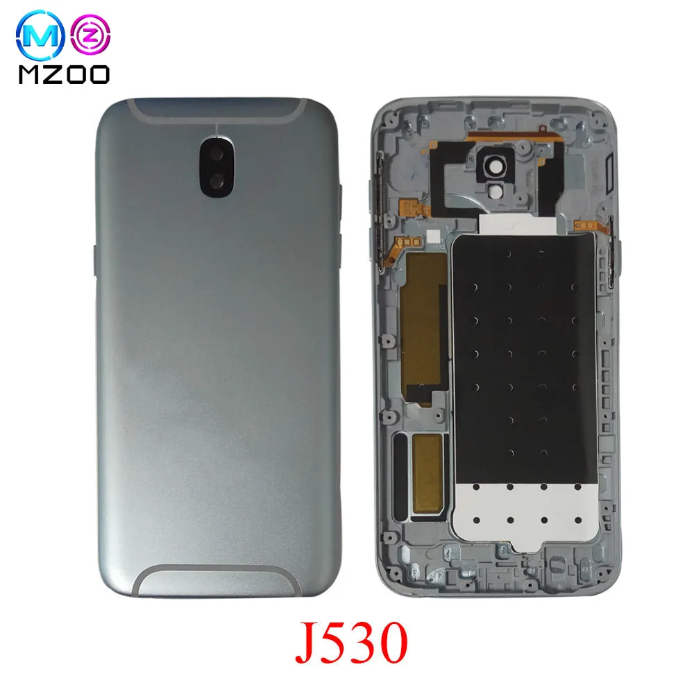 Для samsung Galaxy J5 Pro J530 J530F SM-J530F J530FM Корпус Передняя средняя рамка батарея задняя крышка Корпус задняя панель