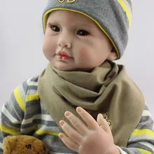 Новинка кукла из натурального силикона 55 см/22 дюйма модная и крутая Кукла Новорожденный ребенок мягкие игрушки для детей рождественские подарки от npk Dolls