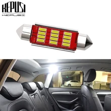 Buy 31mm 36mm 39mm 41mm Car Led Error Free C5W Festoon Lamp 12V white License Plate Lights For VW Golf 3 4 5 6 Passat 3c B6 B5 Polo Free Shipping
