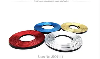 

5M Car Styling Internal Decoration Moulding Trim Strips Line for Peugeot 307 308 207 3008 2008 407 508 206 208 406 DIY Stickers