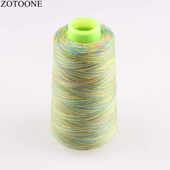 

Machine Industrial Sewing Thread Spool Rainbow Polyester sewing thread Multicolor Sewing Suppiles 3000Y/Spool 40S/2SE0017C4