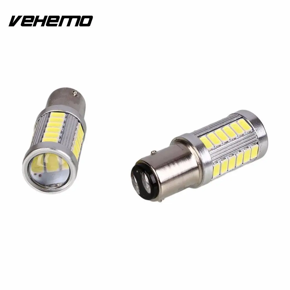 Vehemo 2Pcs 1157 SMD5630 Car Vehicle 12V LED Brake Tail Rear Lights