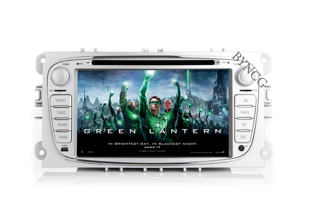 Cheap BYNCG 2din Android 8.1 Quad Core Car DVD Player GPS Navi 2G ROM for Ford Focus 2008-2011 Mondeo Galaxy with Audio Radio 16-32GB 1
