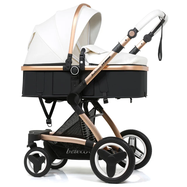 Buy Luxury Baby Stroller 3 in 1 With Car Seat High