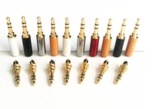 free shipping 100pcs 3 poles RCA Connector 3 5mm jack RCA Audio Connector 00audio plug 3 5mm audio plug Stereo Headphone adater