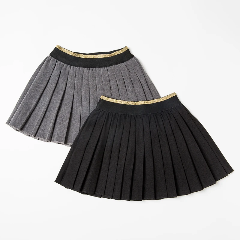 

Kids Girls Pleated Skirts 2019 New Arrival Young Girls Solid Skirts Children Spring Clothing Student Costumes Girl Skirt 2-9Year