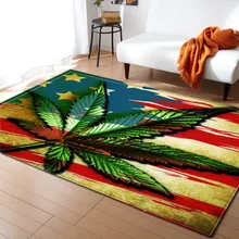 Ковры в скандинавском стиле большого размера для гостиной мягкий фланелевый Государственный Флаг Ретро 3D ковер дети ползать играть нескользящий мат