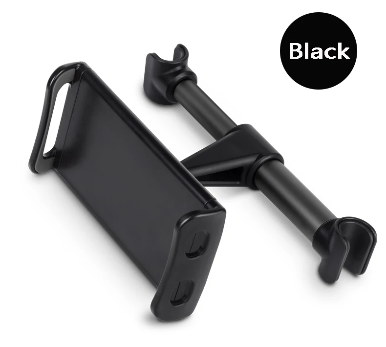 AIYIMA 4-12 дюймов Автомобильный держатель для мобильного телефона регулируемое вращение планшет телефон стенд кронштейн крепление для iPad iPhone xiaomi samsung - Цвет: Black