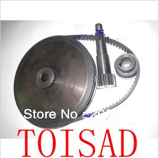 

5M (5:1) Timing Pulley+Timing belt +Gear shaft/ timing belt pulley deceleration suite