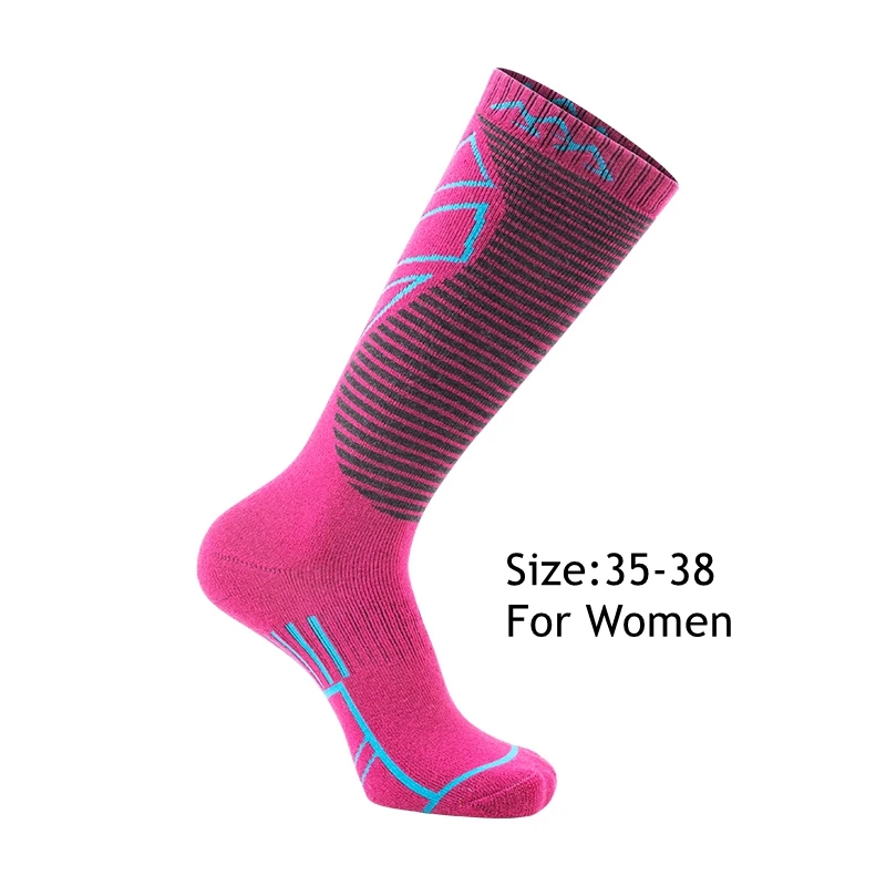 1 пара Санто уличные термальные Лыжные носки из мериносовой шерсти для мужчин и женщин зимние теплые электрические носки теплые носки термоноски - Цвет: 35-38 For Women 3