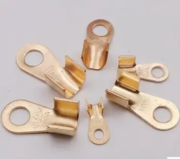 

10Pcs OT-300A Cable Connectors Copper Passing Through Terminals Lugs