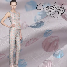 145 м Широкий 310 г/м на заказ трехмерная жаккардовая парча модная ткань импортная ветровка куртка костюм ткань