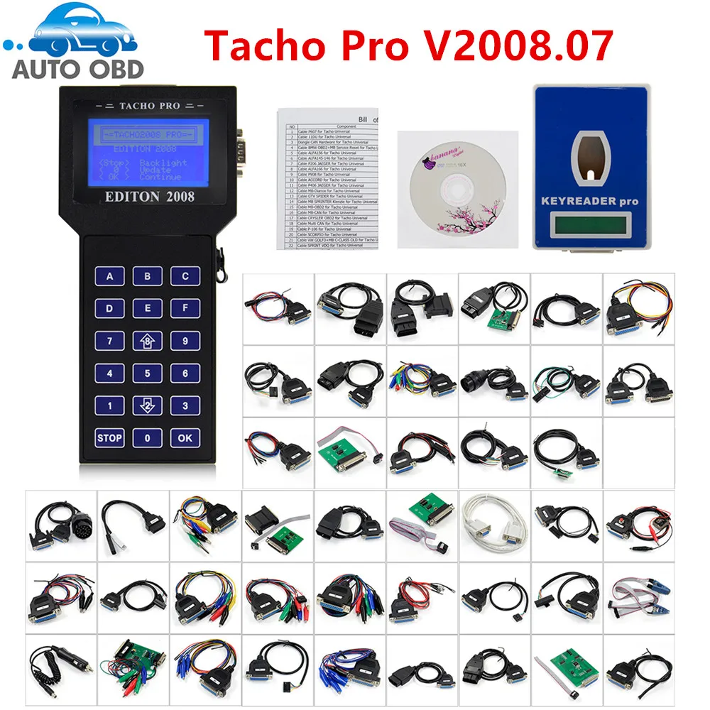 

Professional Tacho Pro V2008 July PLUS Universal Dash Programmer UNLOCK Tacho Pro 2008 Universal Odometer Programmer V2008.07