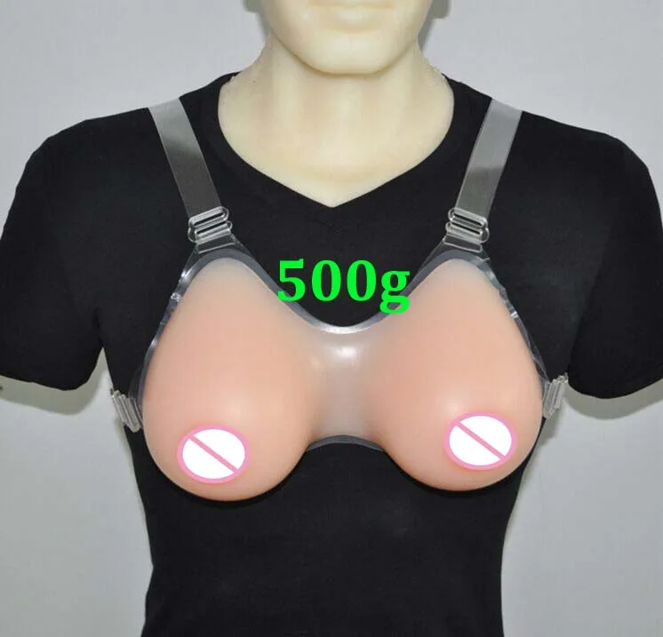 

New Natural Silicone Breast Forms Tear-drop Shape Artificial Chest Prothesis For Crossdresser 500g/600g/800g/1000g/1Pair