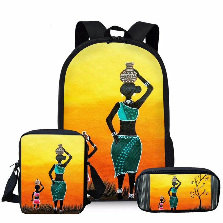 Mr Zebra Horse Shoulder Backpack Messenger Crossbody Laptop Bag Student Bookbags for Kid Girls Boys