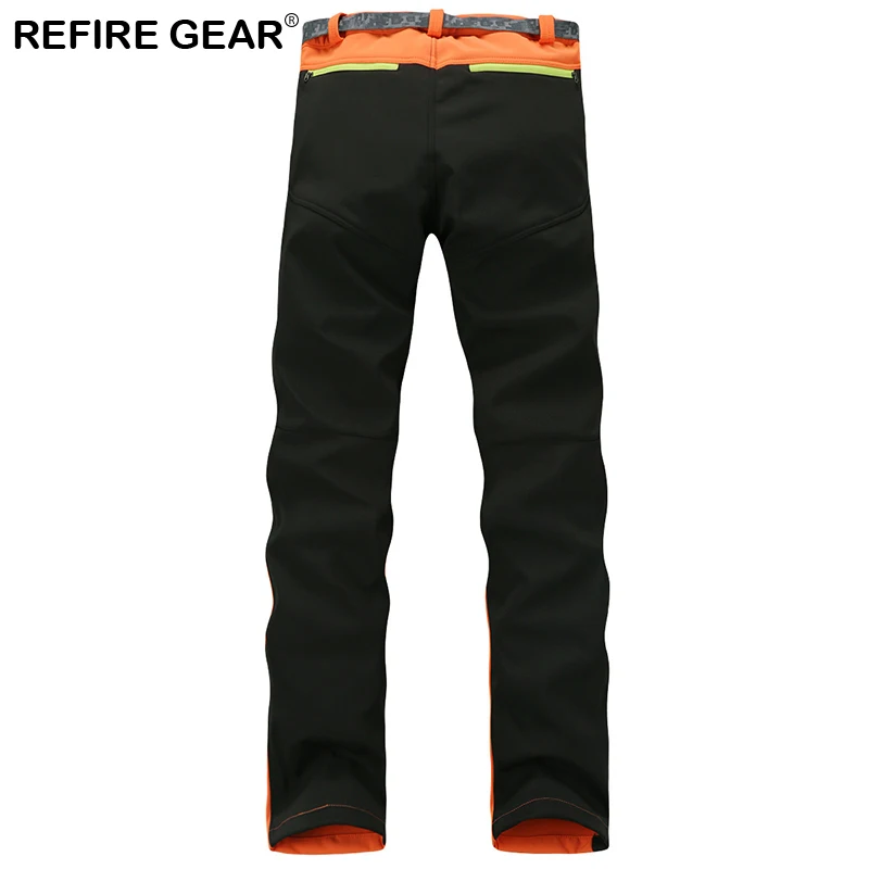 ReFire Gear invierno al aire libre Soft Shell pantalones hombres cálidos a prueba de viento transpirable Camping polar pantalones masculinos senderismo Pantalones deportivos ReFire Gear invierno al aire libre Soft Shell pantalones hombres cálidos a prueba de viento transpirable Camping polar pantalones masculinos senderismo Pantalones deportivos