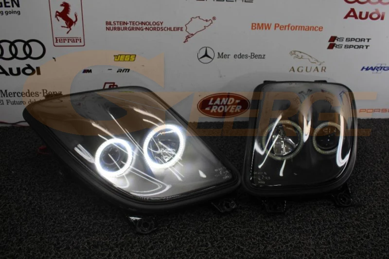 Для Fiat Coupe 1993 1994 1995 1996 1997 1998 1999 2000 отлично Ультра яркое освещение smd led Ангельские глазки комплект DRL