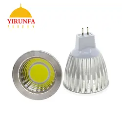 12 V MR16 светодиодный Spotlight 3 W 5 W 7 W светодиодный пятно света белый/теплый белый освещение лампы 4 шт./лот