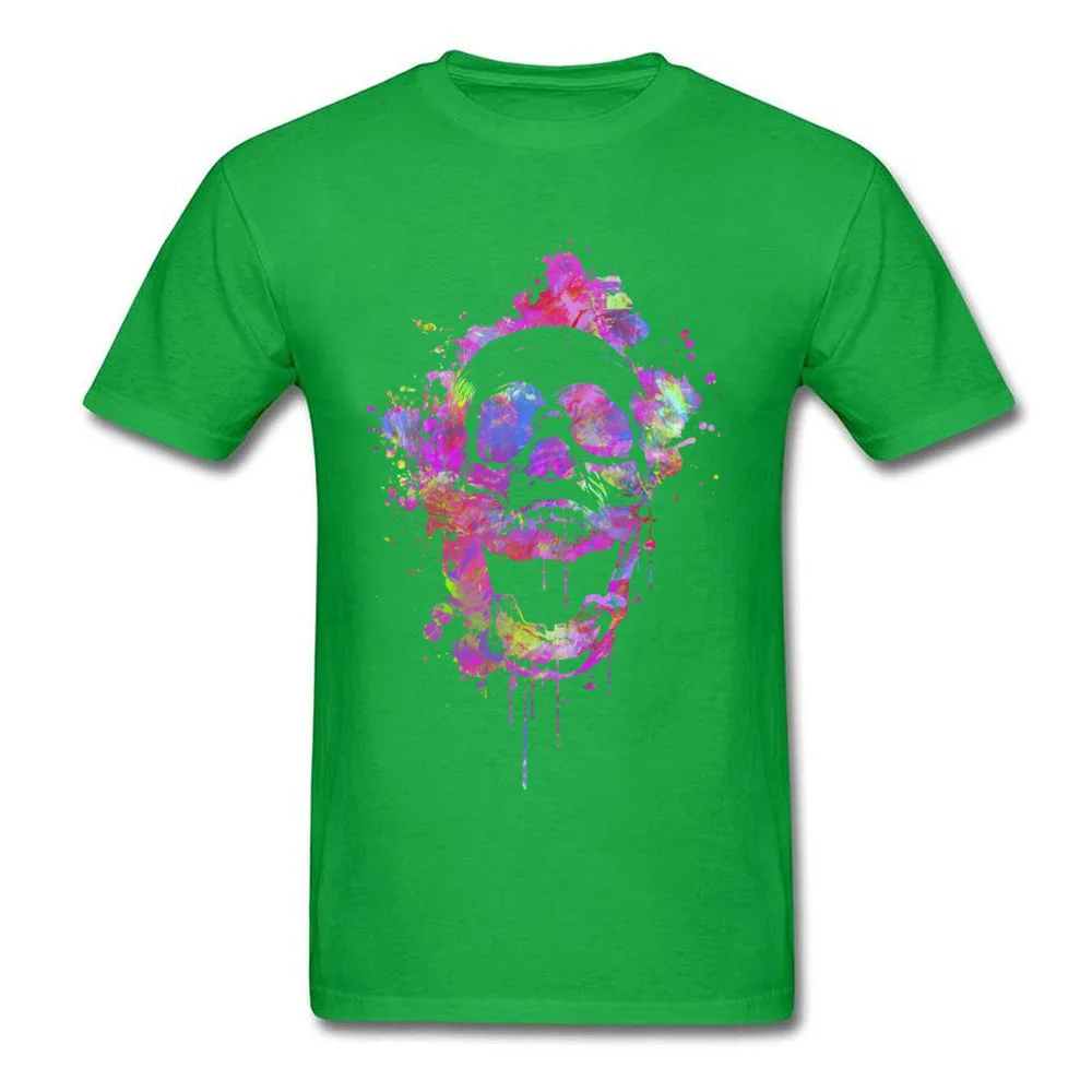 Cool  Trendy Pink Watercolor Skull_green