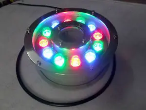 

4pcs 12W LED RGB Color Change Fountain Pool Pond Tank Light Aquarium Lamp AC 12V