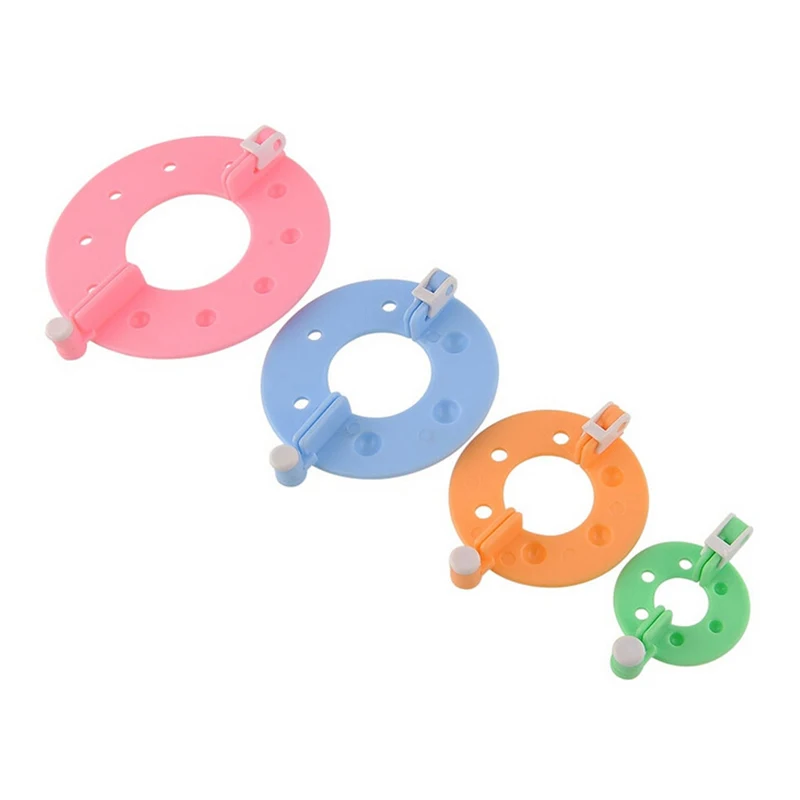

8 Pcs Pompom Maker Kit Knitting Crafts Different Sizes Plush Ball Making Tool HYD88