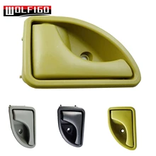 WOLFIGO Bege/Preto/Cinza Para Renault Kangoo 1997-2007 Twingo 1993-2007 Maçaneta da porta Interior Interior Lado DIREITO 8200259377 Novo