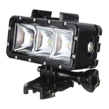 

300LM 2.8W 30M Underwater Waterproof LED Video Light Lamp for GoPro / SJCAM