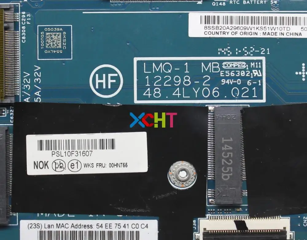 00HN755 w SR1ED I5-4300U Процессор 12298-2 48.4LY06.021 для lenovo ThinkPad X1 Carbon ноутбука NB материнская плата ПК материнская плата Рабочая