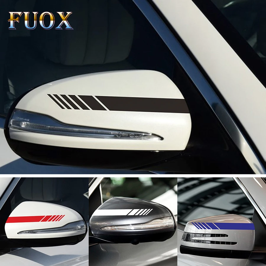 Car-Styling Rearview Mirror Stickers for Car Decor Rear view Mirror Vinyl Car Stickers Car Styling For Mercedes Benz AMG GLA GLK