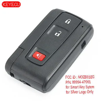 

Keyecu Smart Remote Key Fob 3 Button for Toyota Prius 2004-2009 - FCC: MOZB31EG P/N: 89994-47061