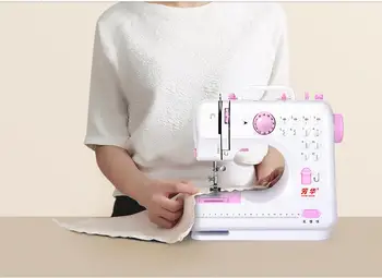 

FREE SHIPPINGMini sewing machine home electric sewing machine multi-functional small desktop to eat thick lock brim