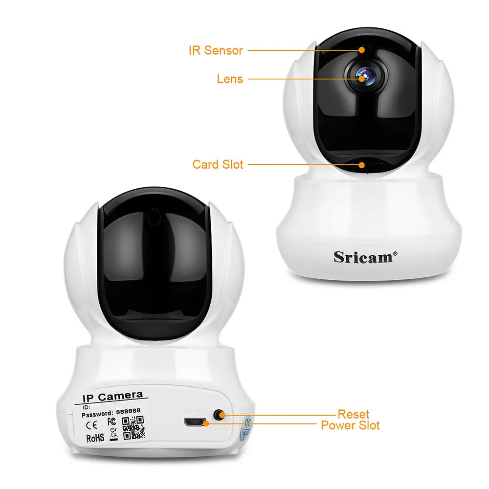 Sricam SP020 HD 1080P WiFi IP комнатная камера безопасности IR-CUT Suvillance Беспроводная камера для домашнего наблюдения CCTV радионяня
