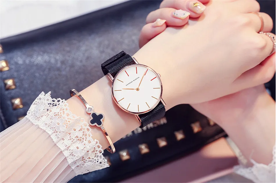 Дизайнерские креативные высококачественные японские кварцевые мужские модные простые кожаные Наручные часы Роскошные женские водонепроницаемые дропшиппинг
