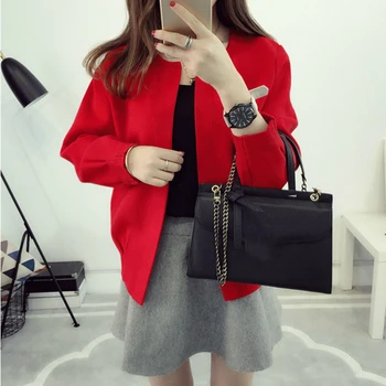 

Tcyeek 2019 Autumn Cardigan Women Korean Knitted Sweater Jacket Winter Ladies Thick Short Cardigans Coat Casaco Feminino LWL795