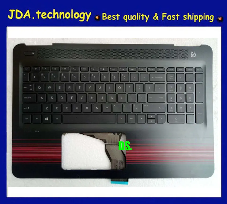 Wellendorff 95% новая верхняя крышка для ноутбука hp PAVILION 15-AU 15-AU505TX 15-AL Упор для рук США клавиатура верхняя крышка без touc hp ad