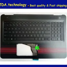 Wellendorff 95% новая верхняя крышка для ноутбука hp PAVILION 15-AU 15-AU505TX 15-AL Упор для рук США клавиатура верхняя крышка без touc hp ad