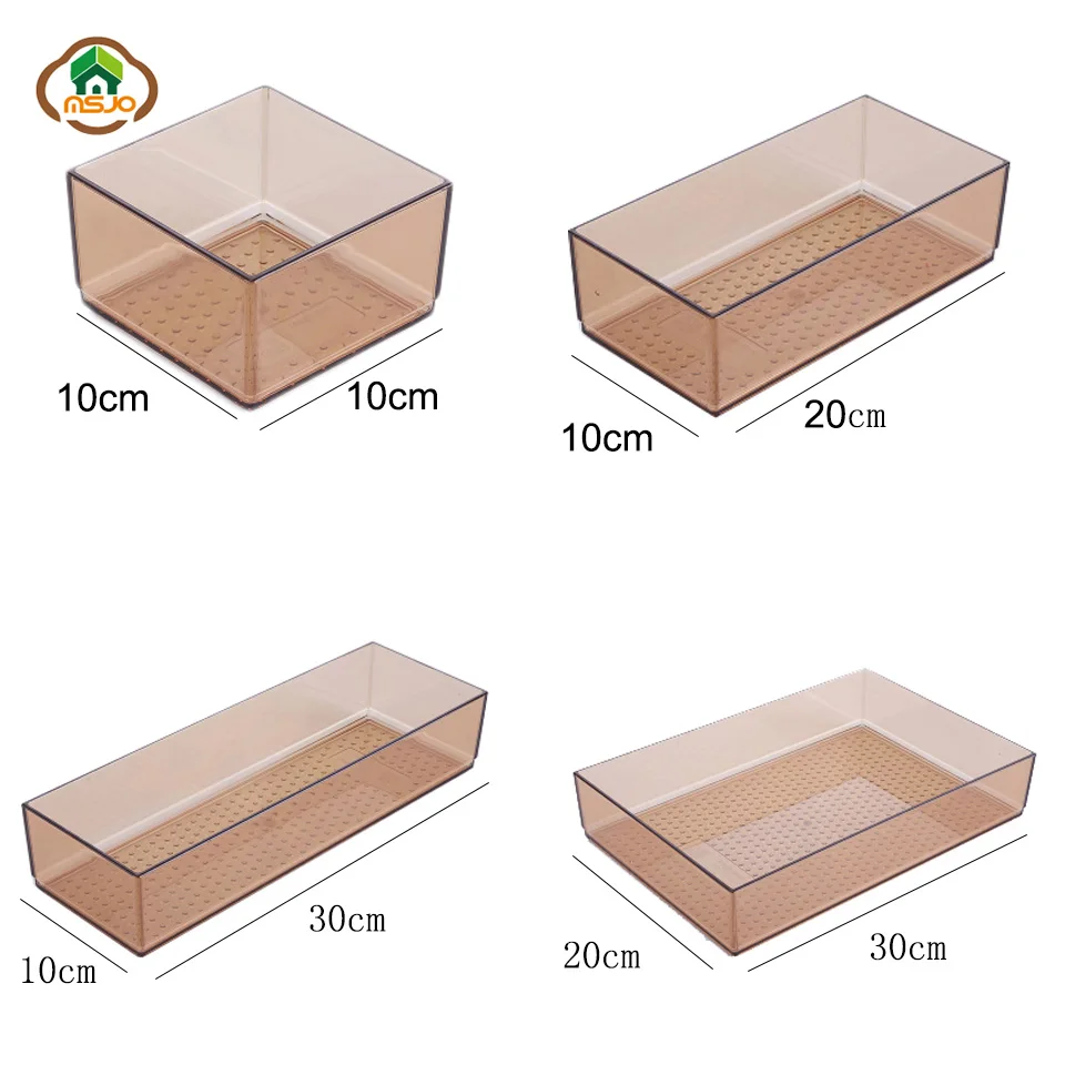 Msjo органайзер для ящиков, настольный органайзер для ящиков, разделительная классификация, домашняя коробка для хранения косметики, кухонный Органайзер