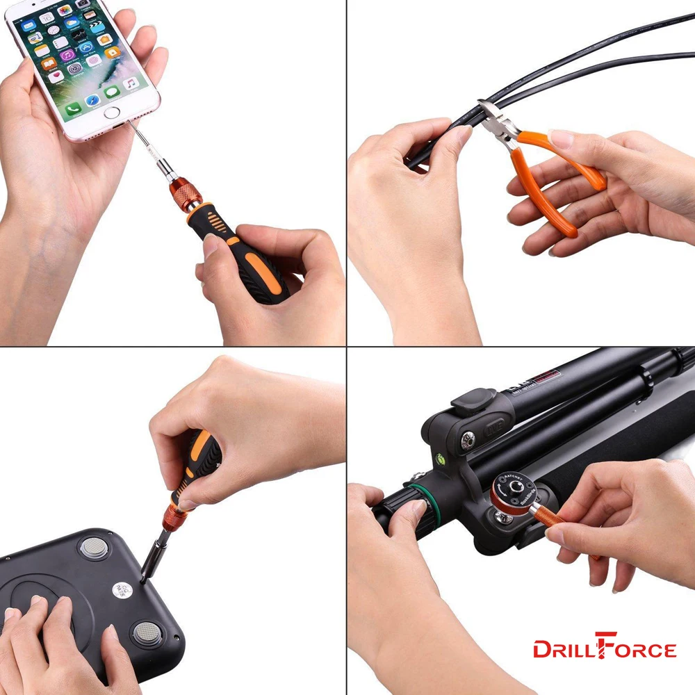 47 in 1 Professional Electronic Precision Screwdriver Set Hand Tool Box Kit