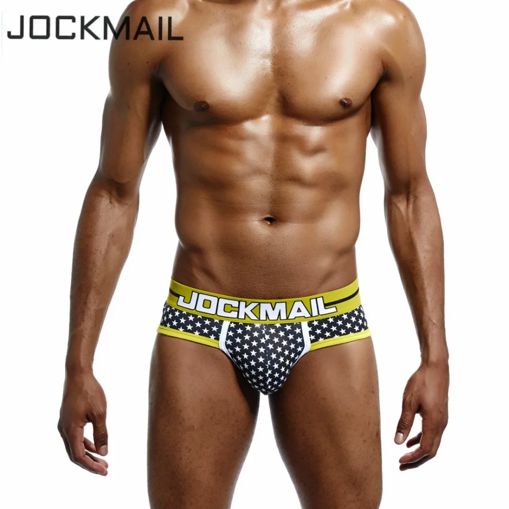 Трусы брифы JOCKMAIL мужские из хлопчатобумажной ткани Брендовое нижнее белье