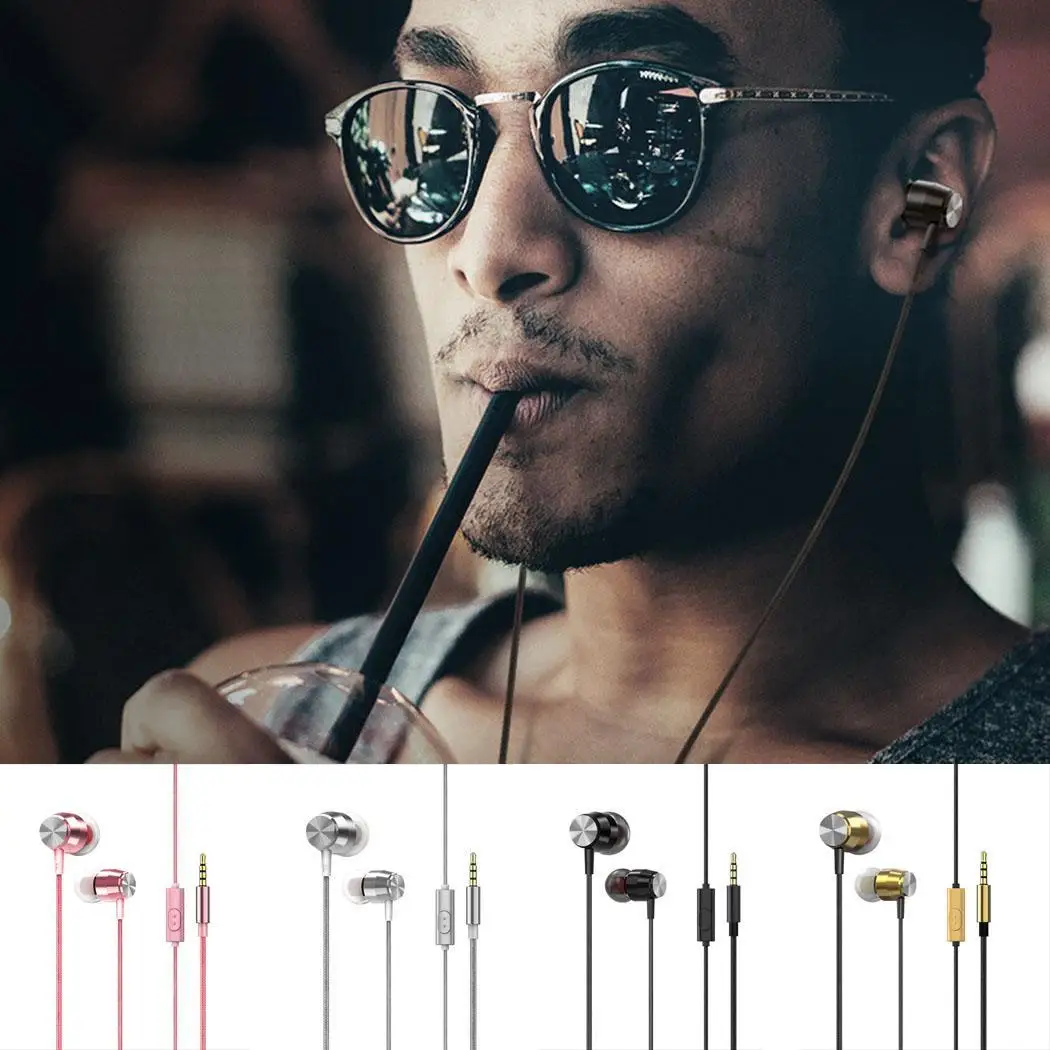 Durable Comfortable In Ear Wired Headphones with 20 20000 Hz TPU 0.1 