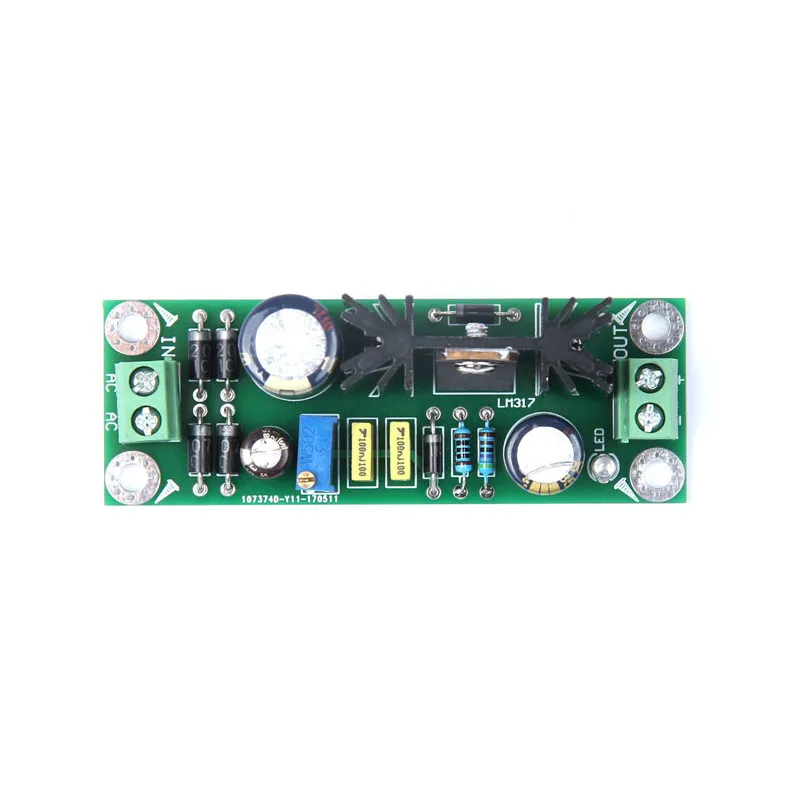 AIYIMA LM317 блок питания с положительным выпрямительным фильтром переменный ток в