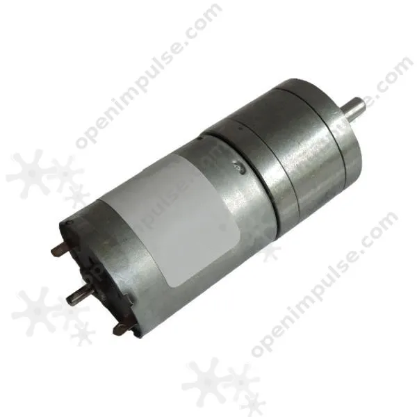 

JGA25-370RC 133-RPM-at-12-V DC Gearmotor with Extended Axis (133 RPM at 12 V)