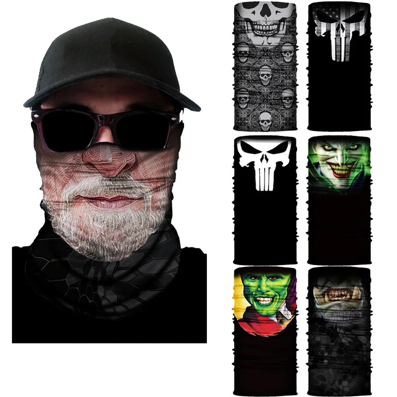 

TOP Magic Riding hiking scarf turban Anti-UV dust-proof bike Cycling face mask Seamless Running outdoors elastic Multifunction