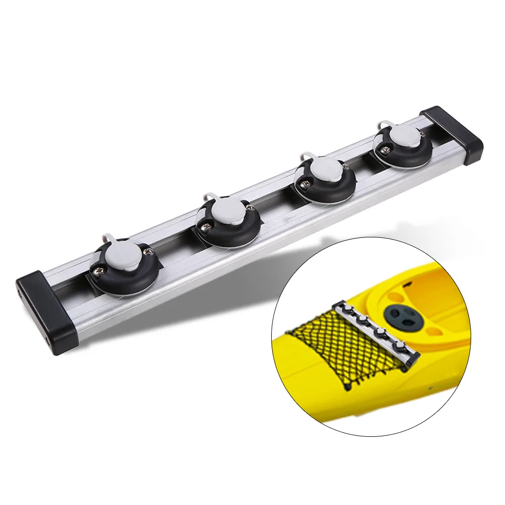 

Kayak Rod Holder Mount Base Nylon Mount Base Tackle Kit Accessory Kayak Mounting Track Rack for Inflatable Canoe DIY Boat